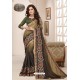 Classy Mehendi Designer Silk Sari