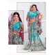 Fabulous Turquoise Heavy Embroidered Wedding Lehenga Choli