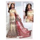 Fabulous Cream Heavy Embroidered Wedding Lehenga Choli