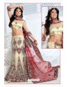 Fabulous Cream Heavy Embroidered Wedding Lehenga Choli