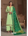 Ravishing Sea Green Embroidered Palazzo Salwar Suit