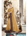 Classy Cream Designer Silk Sari