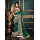 Forest Green Designer Party Wear Sari