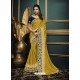 Corn Designer Party Wear Sari