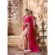 Rose Red Designer Wedding Sari