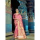 Pink Designer Silk Party Wear Sari