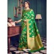 Green Designer Kanchivaram Silk Party Wear Sari