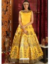 Yellow Party Wear Gown for Girls