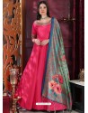 Fuchsia Party Wear Gown for Girls