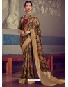 Multi Colour Designer Party Wear Sari