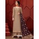 Beige Designer Palazzo Salwar Suit