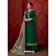 Dark Green Designer Palazzo Salwar Suit