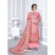 Pink Designer Georgette Palazzo Salwar Suit