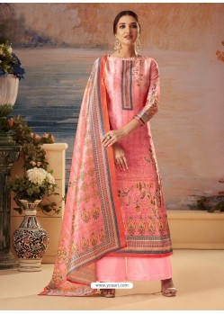 Pink Designer Palazzo Salwar Suit