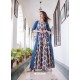 Blue Party Wear Gown for Girls