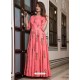 Peach Party Wear Gown for Girls