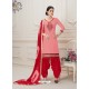 Pink Embroidered Punjabi Patiala Suits