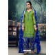 Parrot Green Embroidered Punjabi Patiala Suits