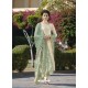 Ravishing Cream Embroidered Designer Churidar Salwar Suit