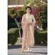 Scintillating Cream Embroidered Designer Churidar Salwar Suit