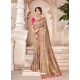 Beige Dolla Pure Viscos Embroidered Party Wear Saree