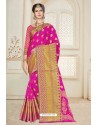 Rani Designer Banarasi Silk Party Wear Sari