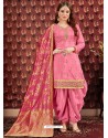 Light Pink Designer Embroidered Punjabi Patiala Suits