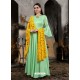 Sea Green Designer Party Wear Gown for Girls