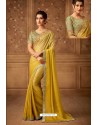 Corn Latest Designer Silk Party Wear Sari For Girls