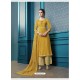 Yellow Designer Flex Cotton Palazzo Salwar Suit