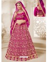 Rani Velvet Heavy Embroidered Lehanga Choli