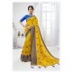 Corn Designer Moss Chiffon Party Wear Sari