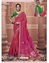 Rani Designer Georgette Party Wear Sari