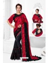 Black Designer Party Wear Fancy Sari