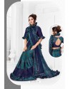 Navy Blue Designer Party Wear Fancy Sari