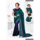 Royal Blue Designer Party Wear Fancy Sari