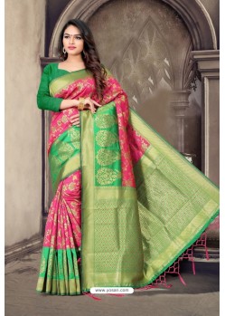 Rani Designer Party Wear Art Silk Sari