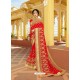 Red Designer Bridal Wear Wedding Sari