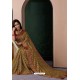 Marigold Designer Casual Wear Silk Sari