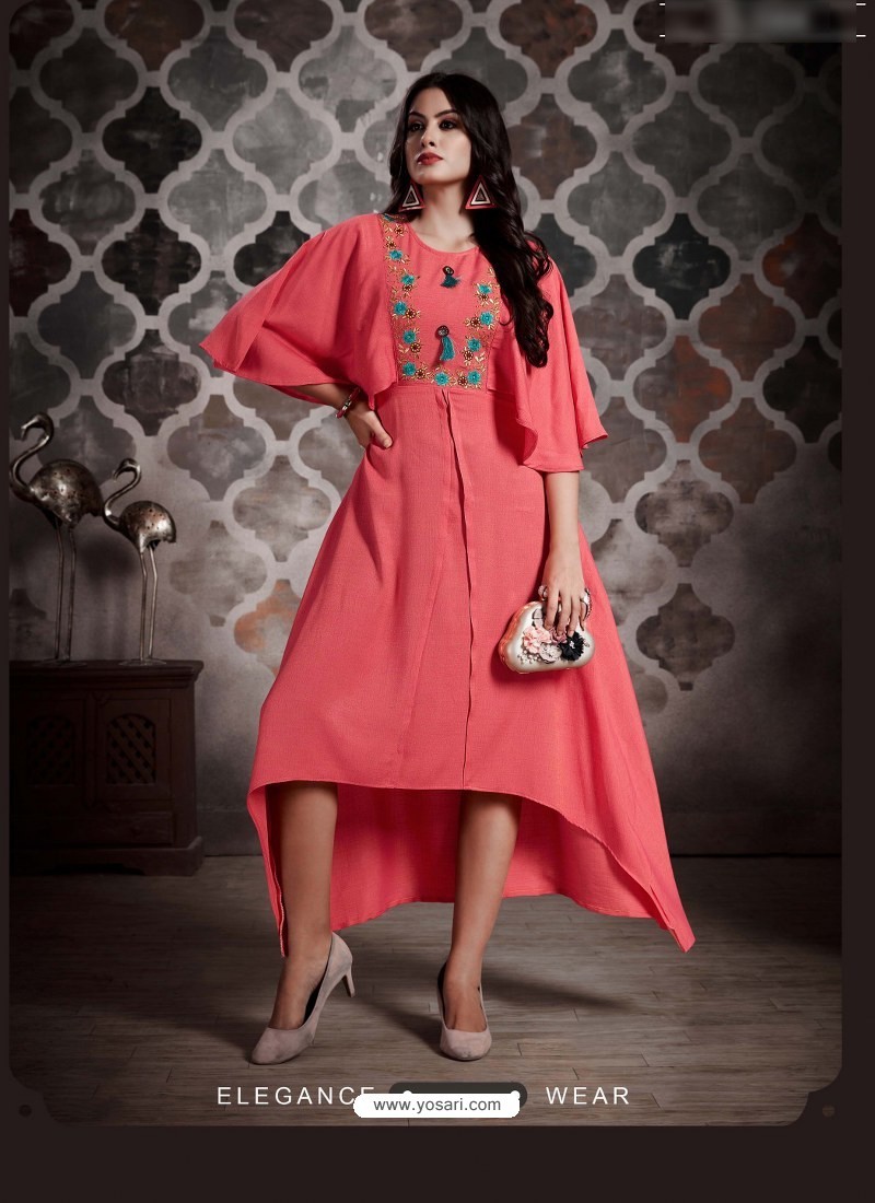 Trendy Fabulous Double Colour Kurti For women Women Kurti