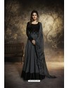 Black Heavy Embroidered Gown Style Designer Anarkali Suit