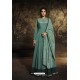 Teal Heavy Embroidered Gown Style Designer Anarkali Suit