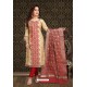 Cream Trendy Latest Designer Churidar Salwar Suit