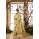 Lemon Glossy Dolla Silk Party Wear Sari