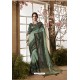 Mehendi Glossy Dolla Silk Party Wear Sari