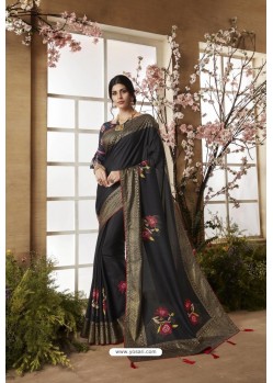 Pigeon Glossy Dolla Silk Party Wear Sari