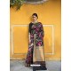 Black Designer Party Wear Silk Blend Sari