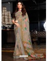 Multi Colour Designer Casual Wear Cotton Linen Sari