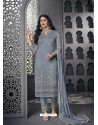 Pigeon Heavy Net Designer Party Wear Palazzo Salwar Suit