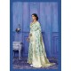 Ravishing Off White Designer Casual Wear Silk Sari